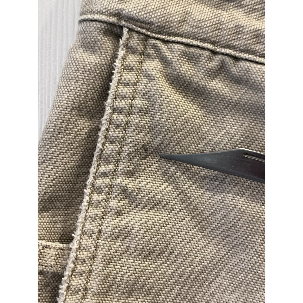 Patagonia Men's Double Knee Shop Pants 34x30 Organic Cotton Canvas 56337 Khaki - Picture 8 of 12